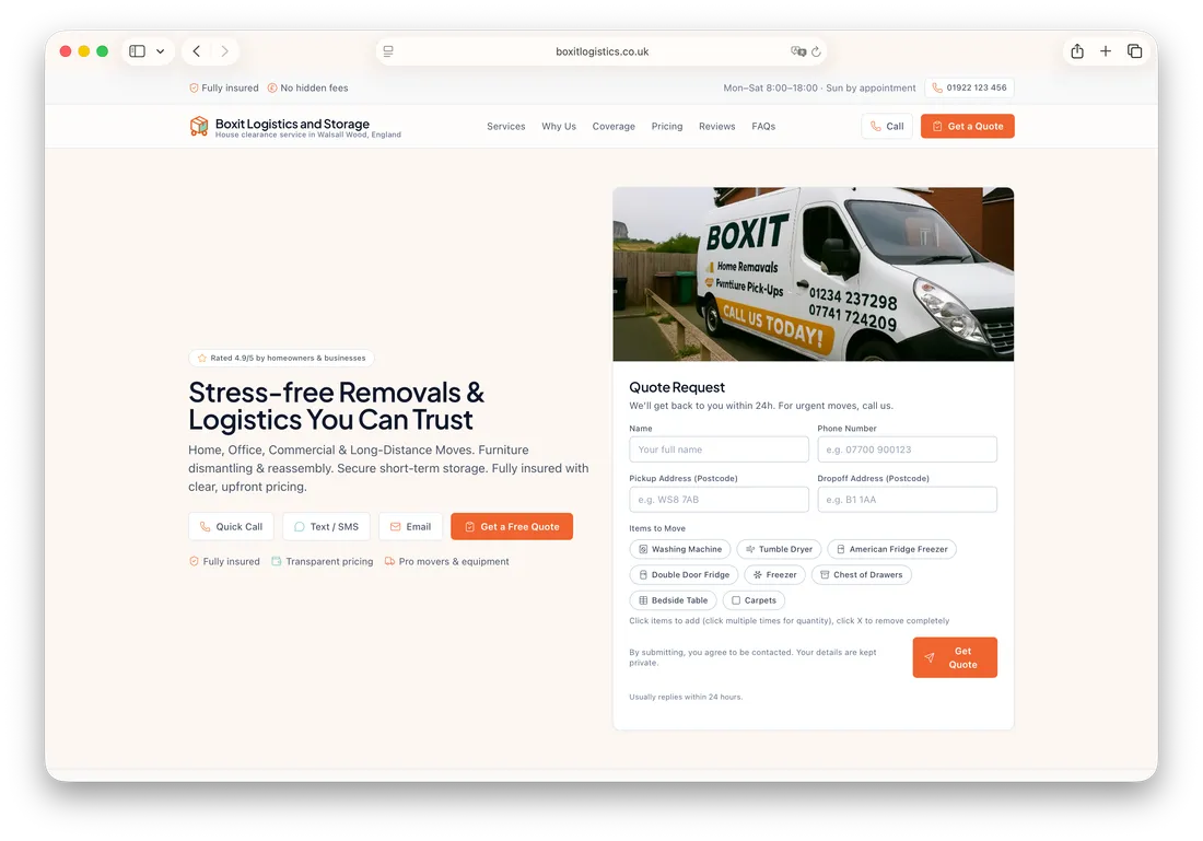 Boxit Logistics screenshot